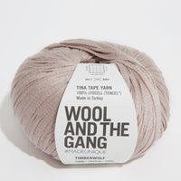 Wool and the Gang Tina Tape Yarn Wool and the Gang Timberwolf