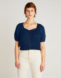 Tempo cardigan in Curaso blue