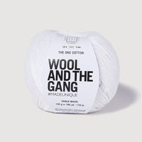 The One Cotton Yarn Wool and the Gang Chalk White