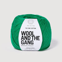 The One Cotton Yarn Wool and the Gang Emerald Green