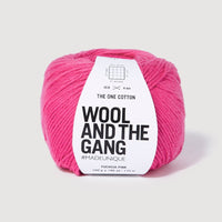 The One Cotton Yarn Wool and the Gang Fucshia Pink