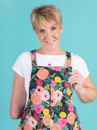 Cleo Dungaree Dress Pattern (US0-30) Pattern Tilly and the Buttons
