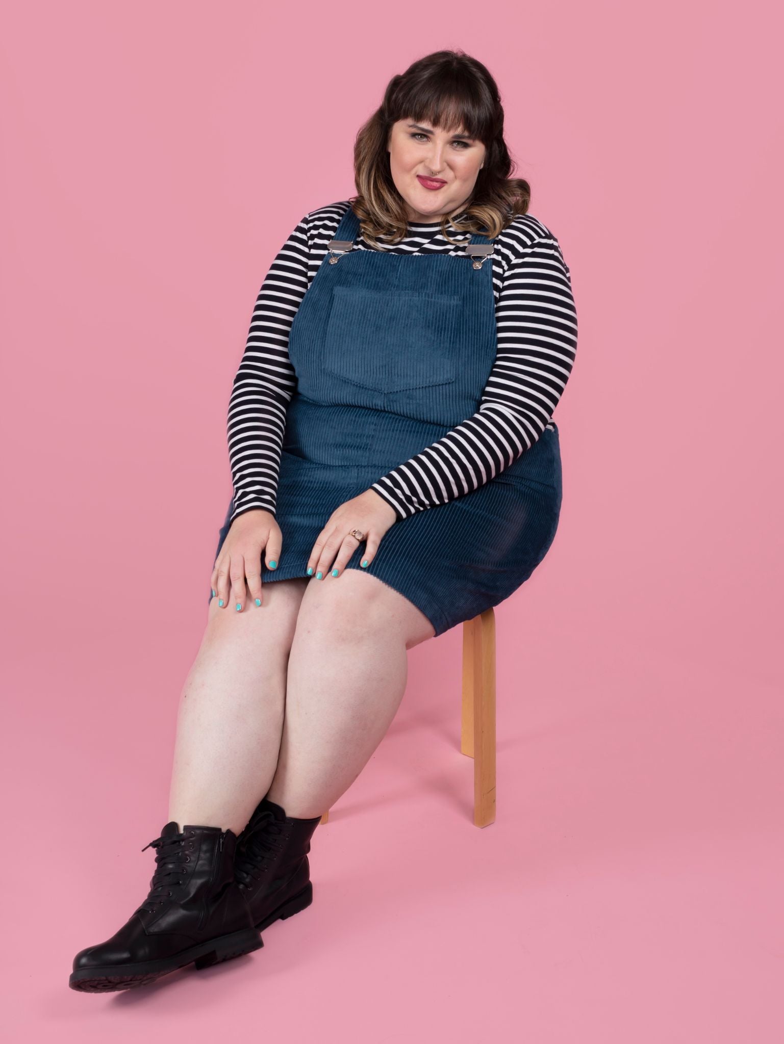 Cleo Dungaree Dress Pattern (US0-30) Pattern Tilly and the Buttons