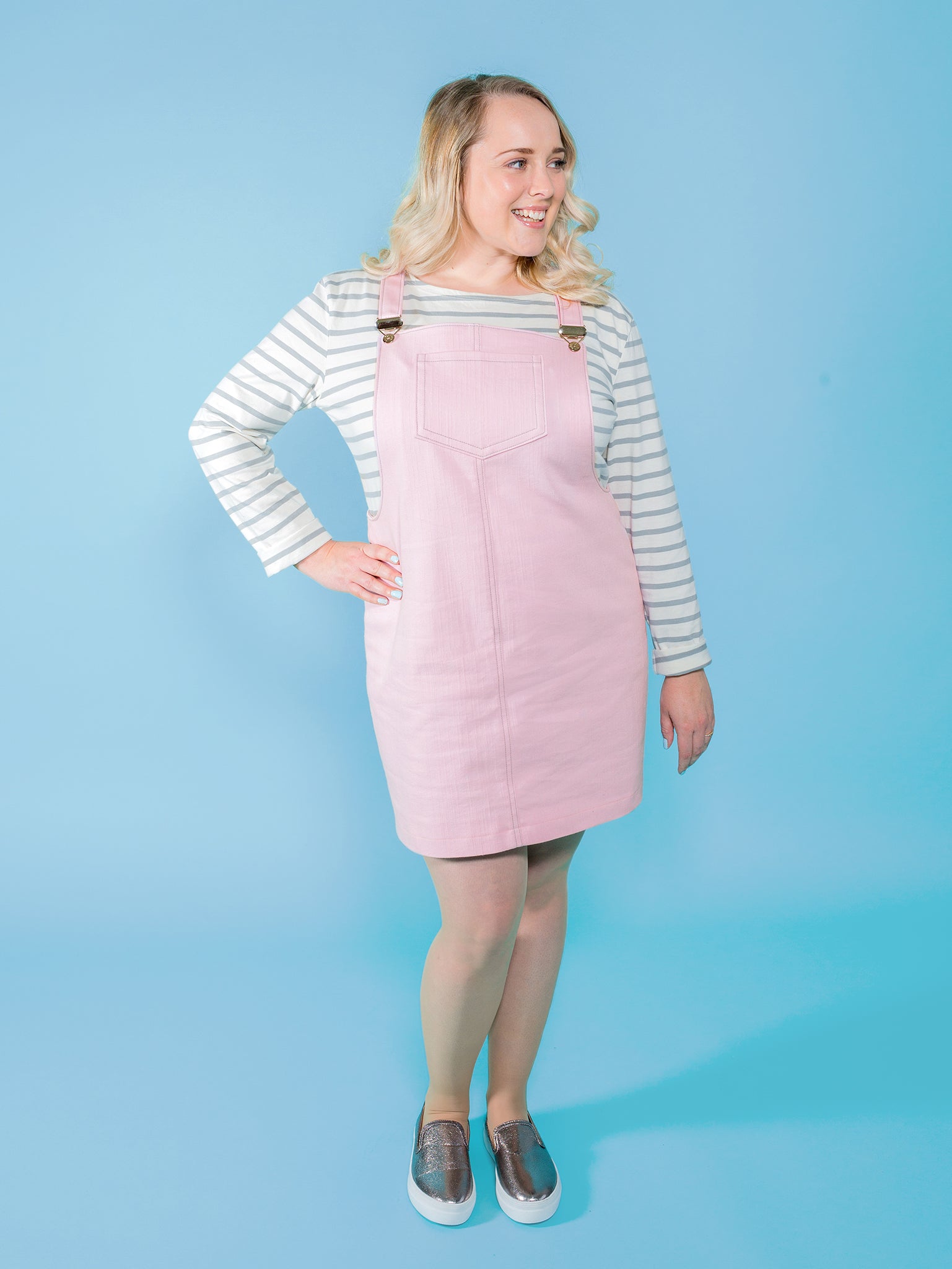Cleo Dungaree Dress Pattern (US0-30) Pattern Tilly and the Buttons