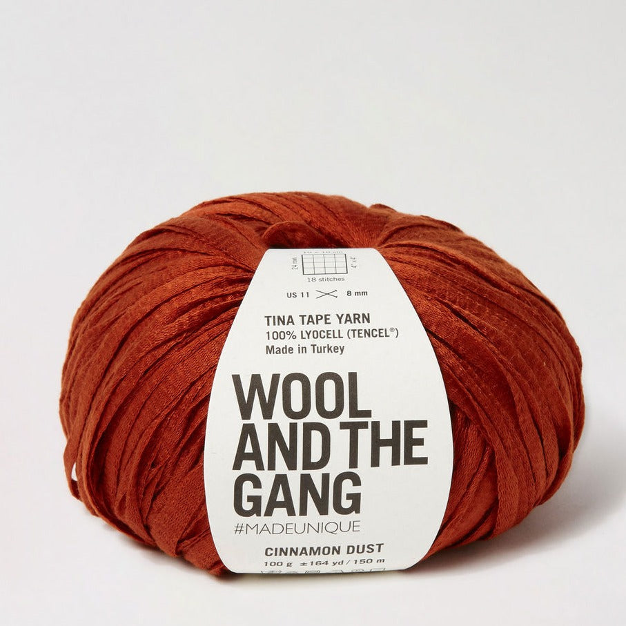 Wool and the Gang Tina Tape Yarn Wool and the Gang Cinnamon