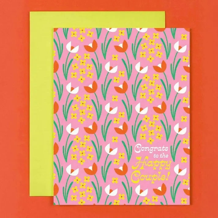 Tulip Wedding Card Greeting Cards My Darlin'
