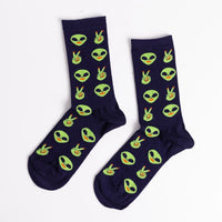 Alien Socks Accessories Yellow Owl Workshop