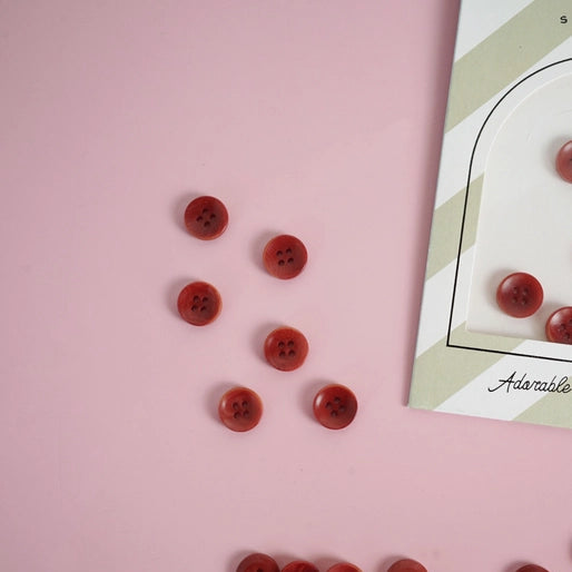 Amber 1/2" Corozo Nut Buttons