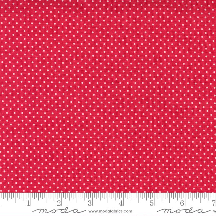 Holiday Americana Christmas by Moda in Red Dot Fabric Moda Fabrics