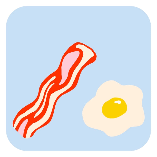 Bacon & Egg Buddies Iron-On Accessories Hot Dang Press