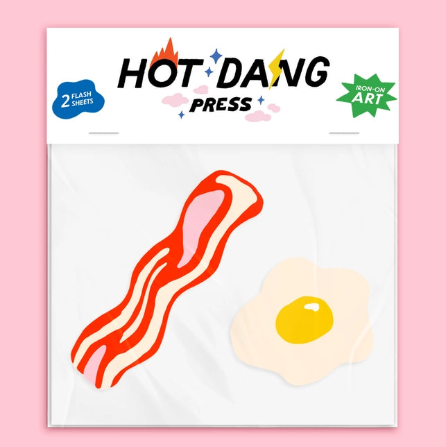 Bacon & Egg Buddies Iron-On Accessories Hot Dang Press