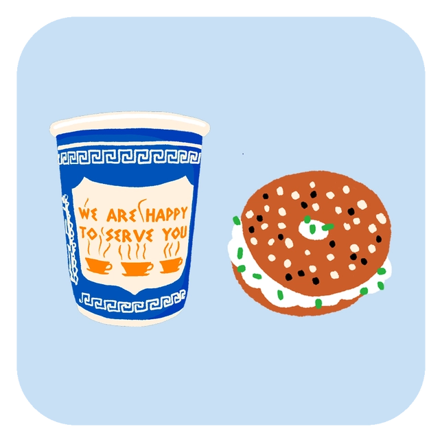 Nyc Breakfast Buddies Iron-On Accessories Hot Dang Press