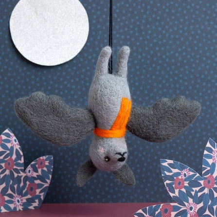 Finished needle felted bat