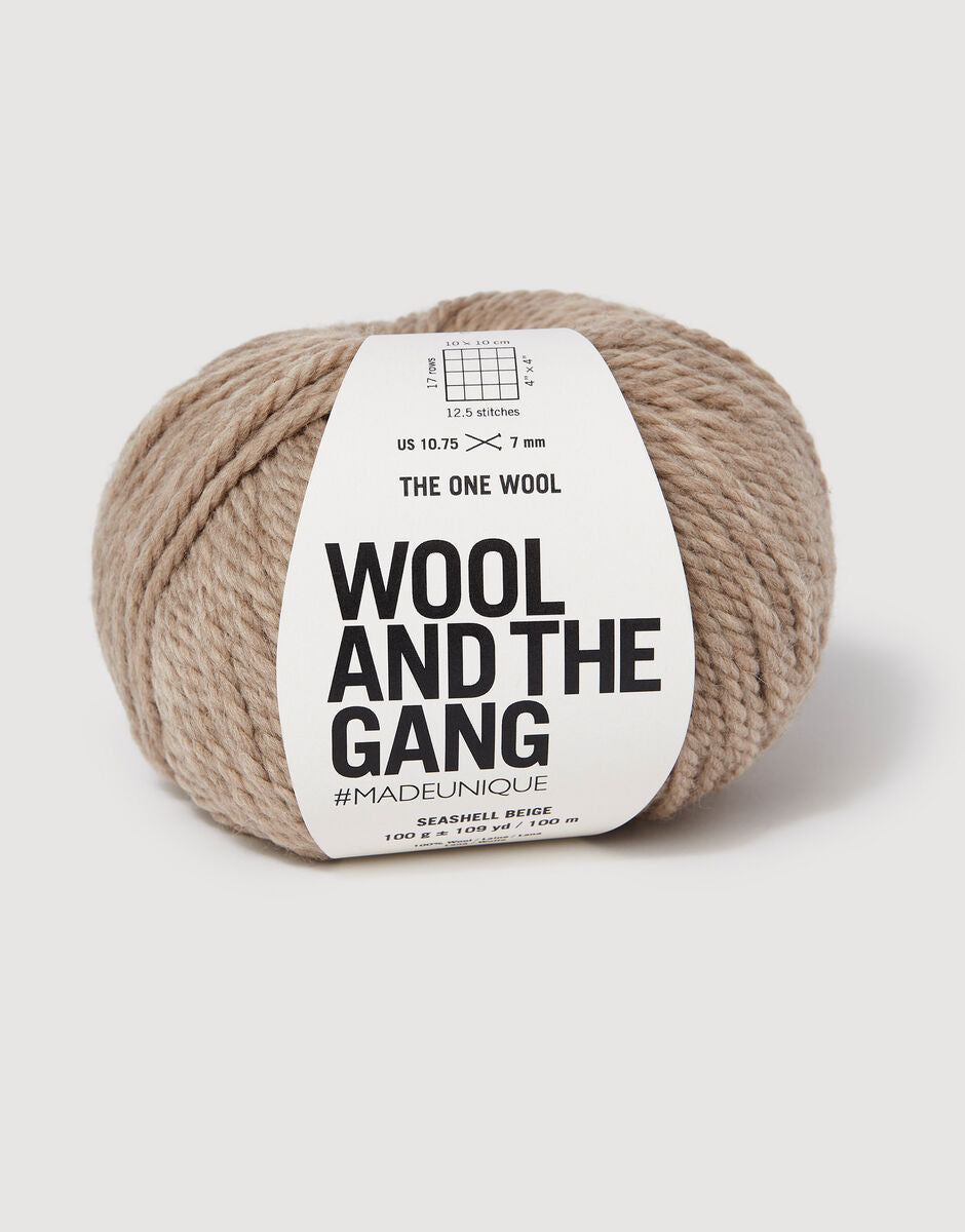 Wool and the Gang The One Wool Yarn Wool and the Gang Seashell Beige