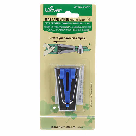 Bias Tape Maker - Multiple Sizes Available Notions Clover 1 inch