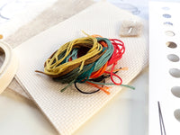 Bibliophile Cross Stitch Kit Needlework Junebug and Darlin