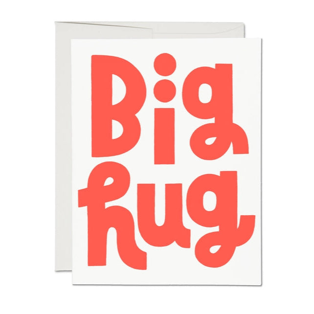 Big Hug Encouragement Card Greeting Cards Red Cap Cards