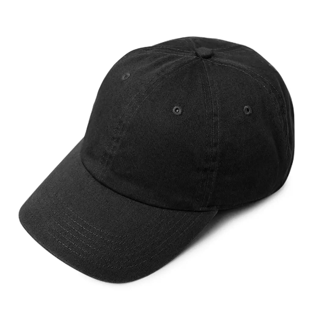Blank Dad Hat for Embroidery Accessories Brooklyn Craft Company Black