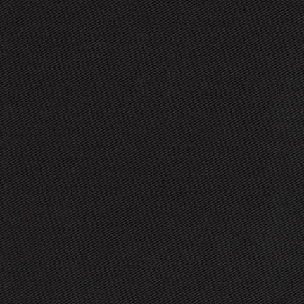 Ventana Twill by Robert Kaufman in Black Fabric Robert Kaufman