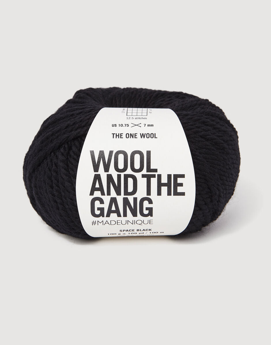 Wool and the Gang The One Wool Yarn Wool and the Gang Space Black