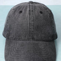 Blank Dad Hat for Embroidery Accessories Brooklyn Craft Company Black Denim