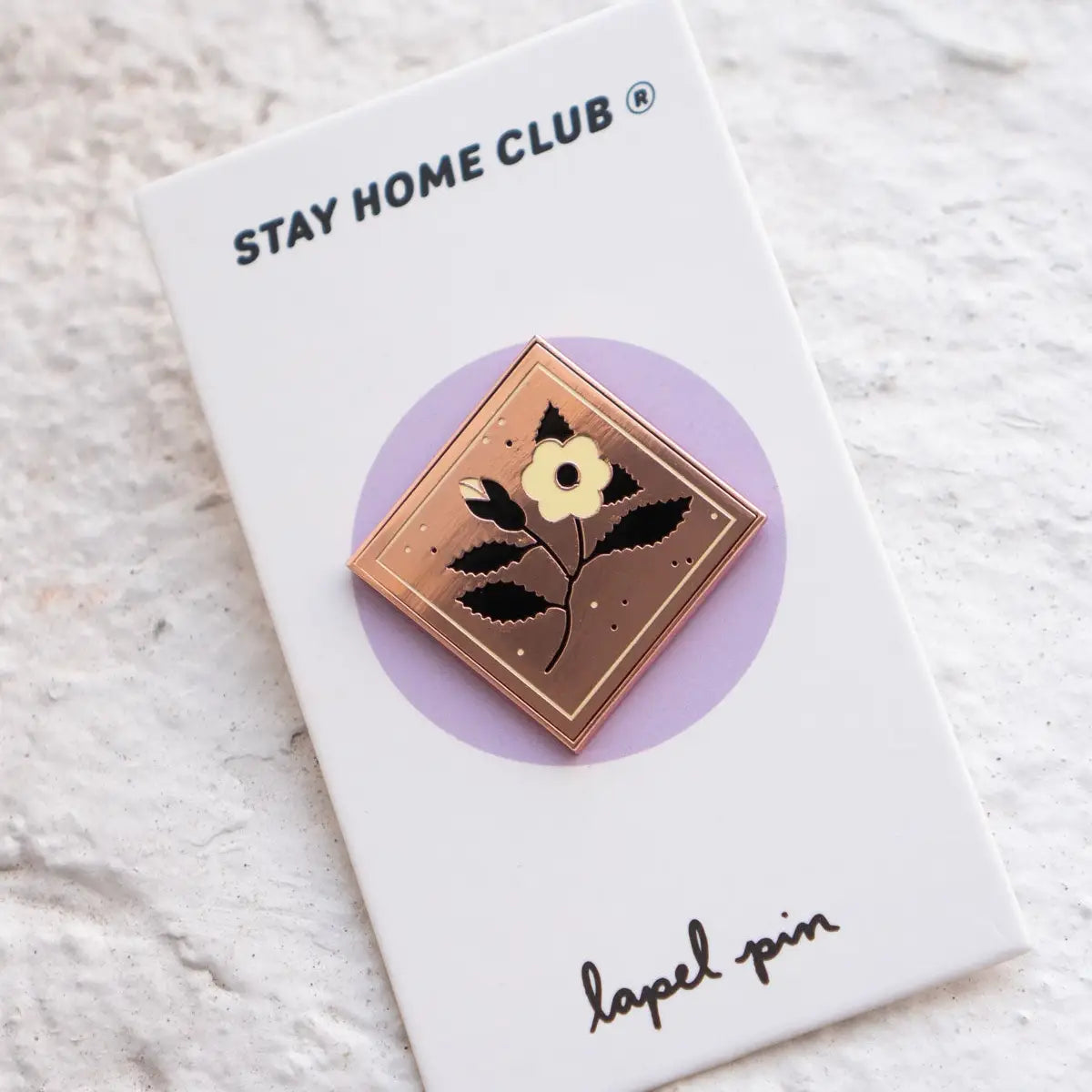 Bloom 1858 Pin Jewelry Stay Home Club
