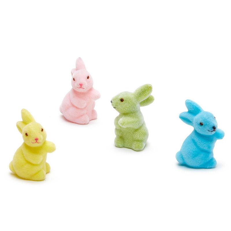 Mini Flocked Bunnies