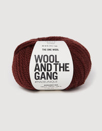 Wool and the Gang The One Wool Yarn Wool and the Gang Burgundy Red