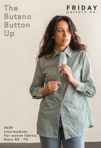 The Butano Button Up Pattern by Friday Pattern Co.