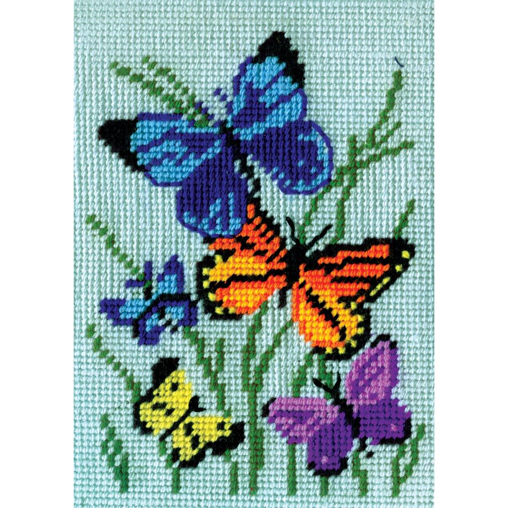 Butterflies Galore Needlepoint Kit Kit Design Works Crafts