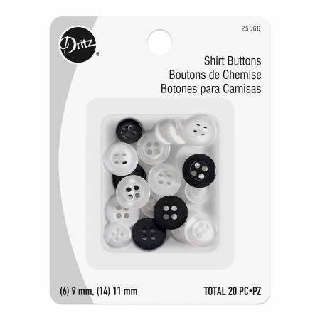 Shirt Buttons 9mm-11mm Buttons Dritz