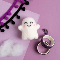 Happy Ghost Mini Needle Felting Kit Kit Hawthorn Handmade