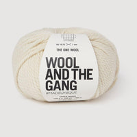 Wool and the Gang The One Wool Yarn Wool and the Gang Chalk White