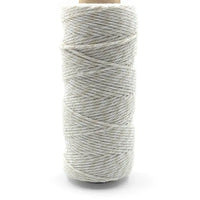 2mm Bakers Twine Gift Wrap May Arts Champagne & White