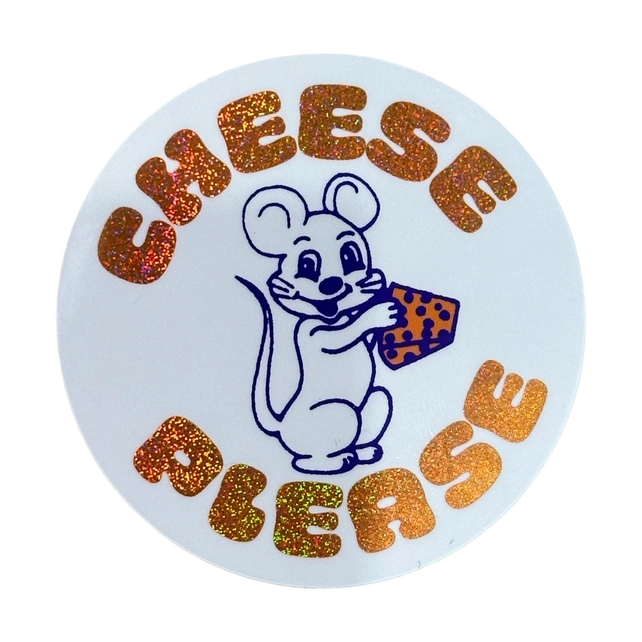 Cheese Please - Vinyl Sticker Accessories World Famous Original