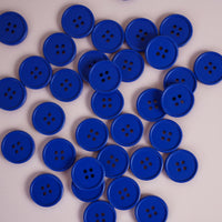 Cobalt Retro Buttons Buttons Matchy Matchy Sewing Club