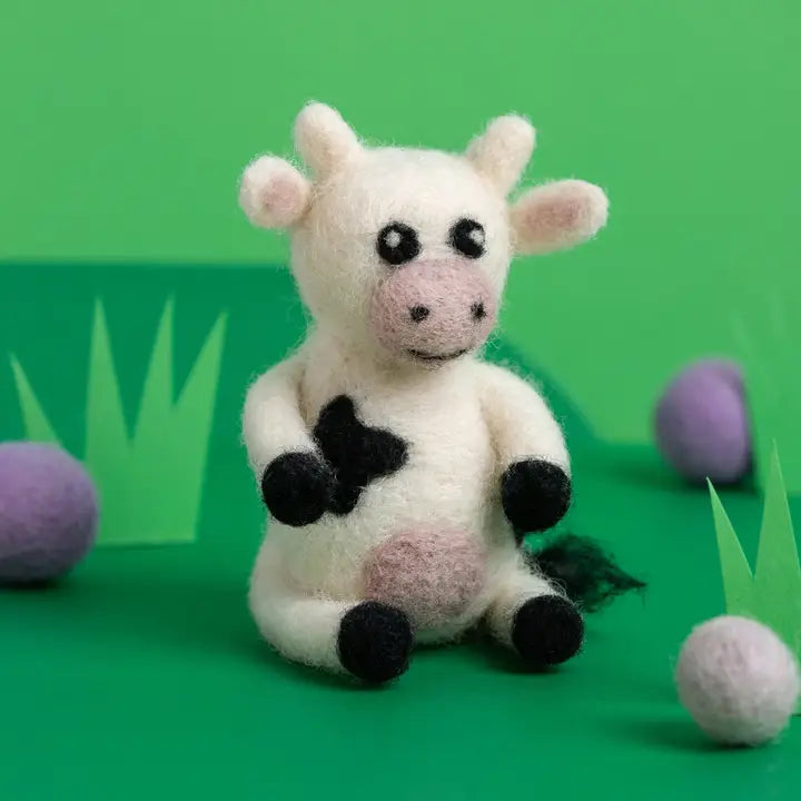 Cow Mini Felting Kit