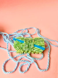 Crochet Yarn Hair Claw Accessories The Peach Fuzz