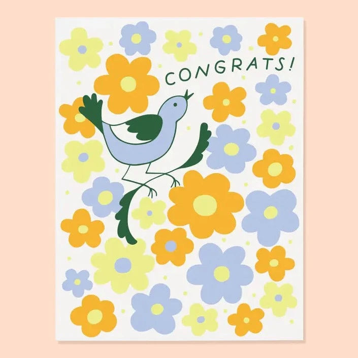 Bird Congrats Card Greeting Cards The Good Twin
