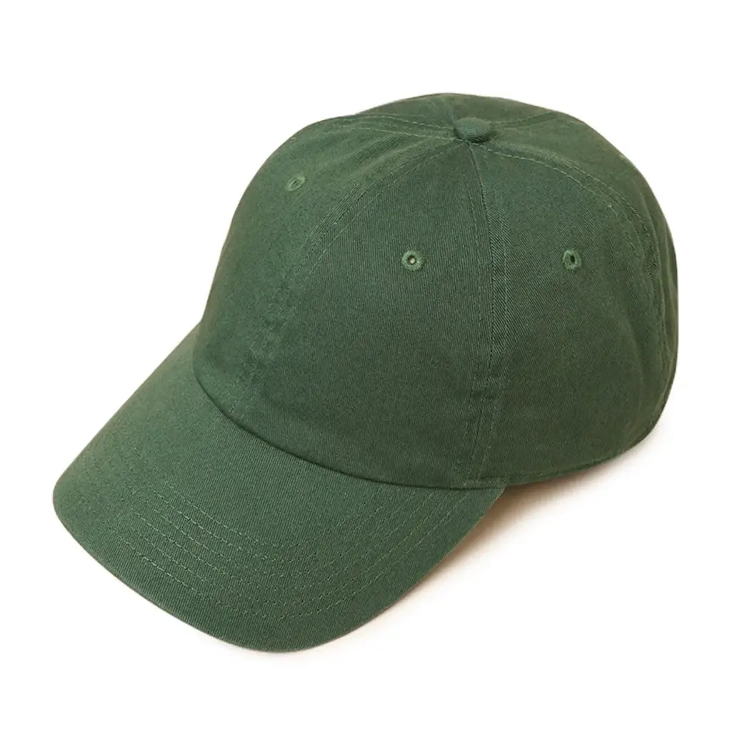 Blank Dad Hat for Embroidery Accessories Brooklyn Craft Company Dark Green