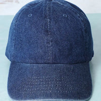 Blank Dad Hat for Embroidery Accessories Brooklyn Craft Company Dark Denim