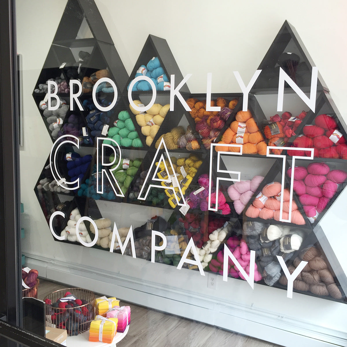 "Image with text section featuring our store and the story of Brooklyn Craft Company, titled 'Our Story