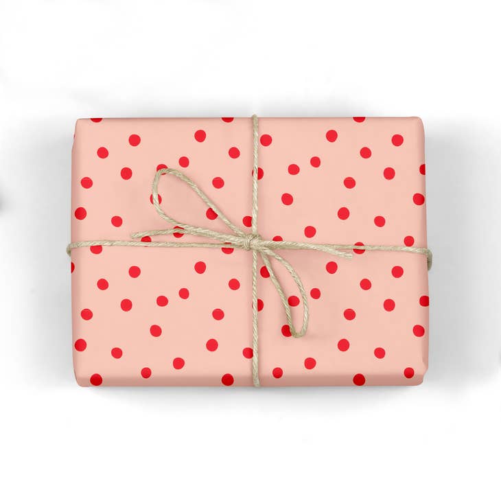 Modern Polka Dot Gift Wrap