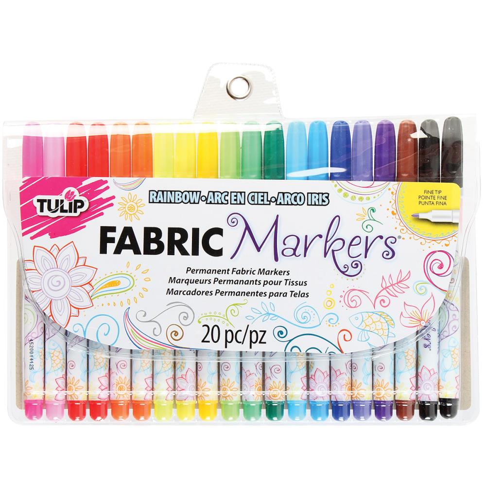 Fine Tip Fabric Markers-Set of 20 – Brooklyn Craft Company