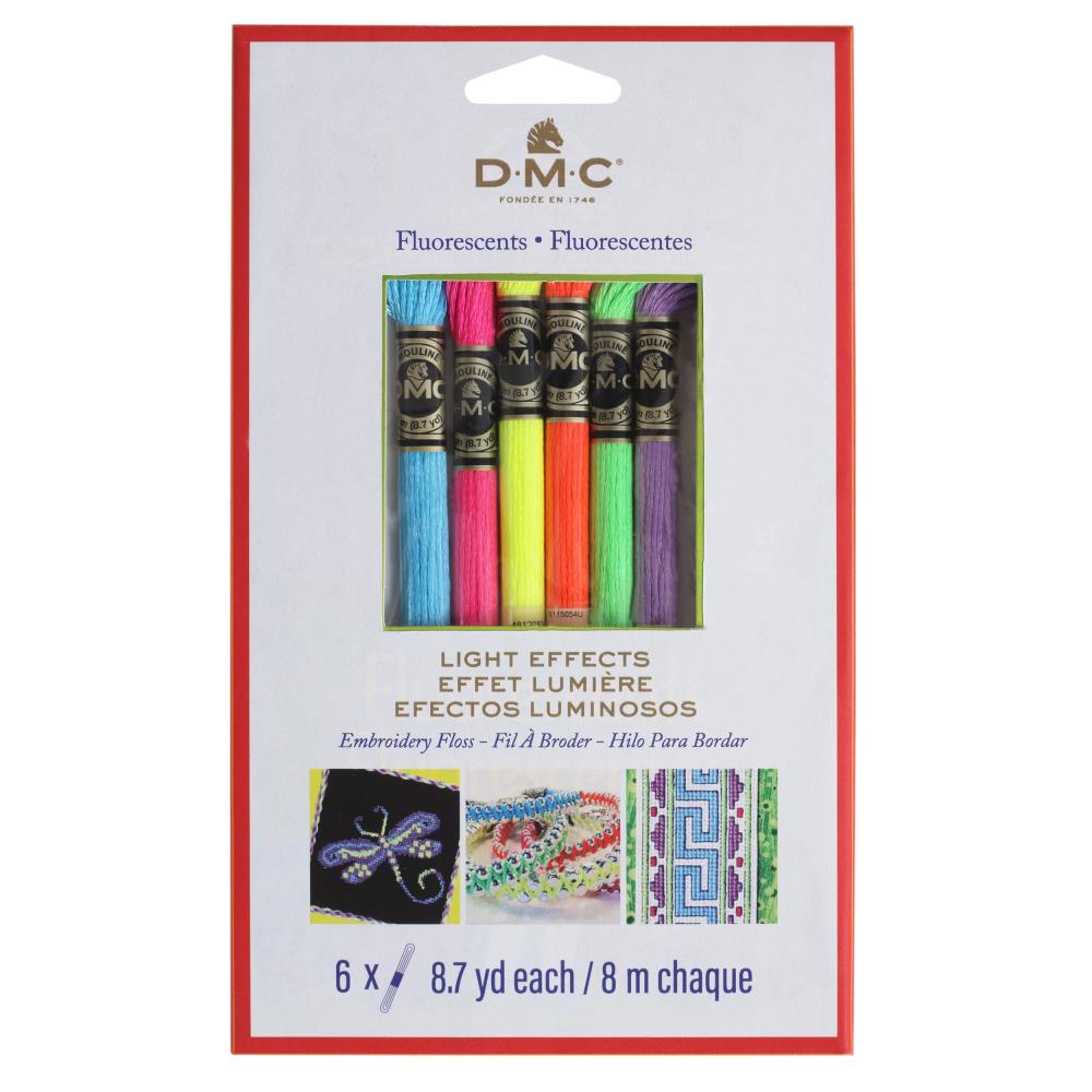 Fluorescent Embroidery Floss Pack