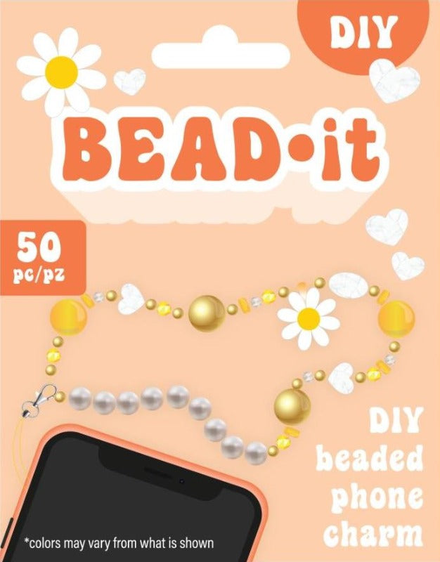 Bead It-DIY Phone Charm Kit in Flower Notions American Crafts