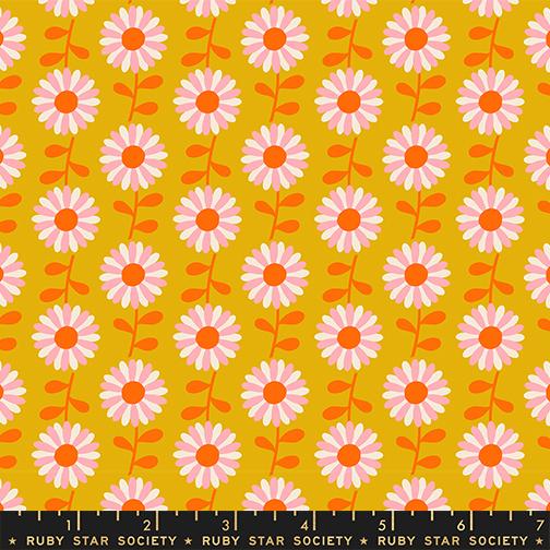 Flowerland Field of Flowers by Ruby Star Society in Goldenrod