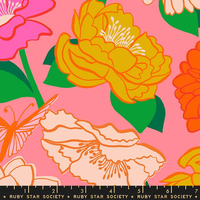 Flowerland Floral by Ruby Star Society in Sorbet