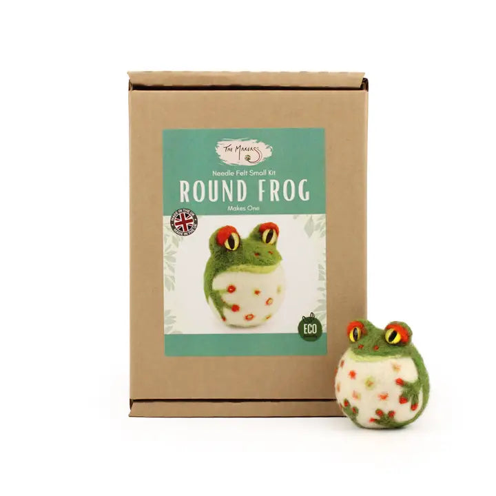 Round Frog Needle Felt Kit