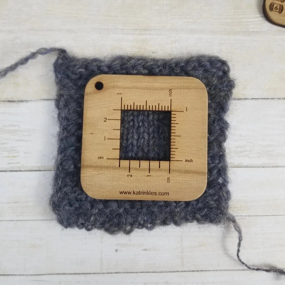 1" Gauge Swatch Ruler Tools Katrinkles